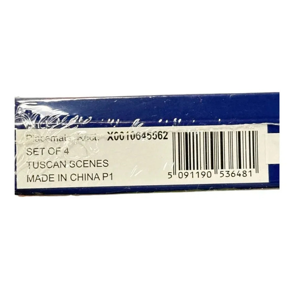 Pimpernel Tuscany Large 16 inch Placemats Box of 4  Cork Back New Sealed - Picture 7 of 8